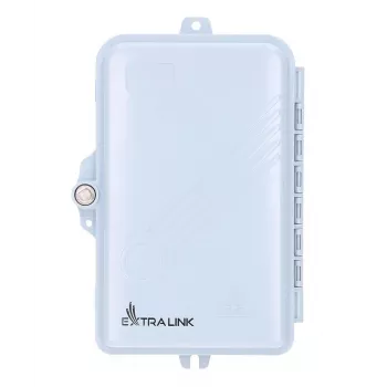Extralink Betty Fiber Optic Junction Box, 4 Splices, White