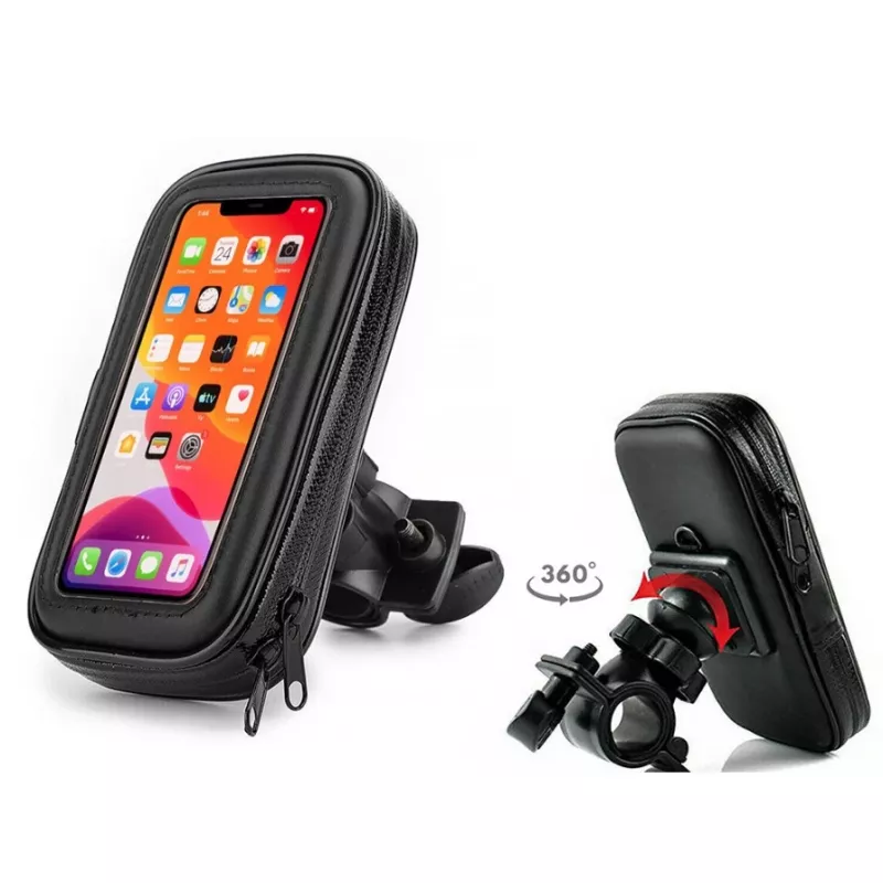 Uchwyt rowerowy na telefon Extralink, wodoodporny, obrotowy 360°, bezpieczne zamknięcie