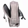 EXTRALINK Black Forest KM03 Cabin Travel Backpack 45x20x30 cm z 2 kosmetyczkami – szary