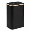 EXTRALINK Black Forest Kosz do recyklingu butelek zwrotnych, składany, 100L, czarny
