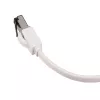 EXTRALINK CAT.8 U/FTP 20m 40G Płaski kabel krosowy ekranowany, Miedź goła, White