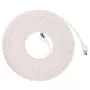 EXTRALINK Cat.8 U/FTP płaski kabel Ethernetowy 10m 40Gbps Biały