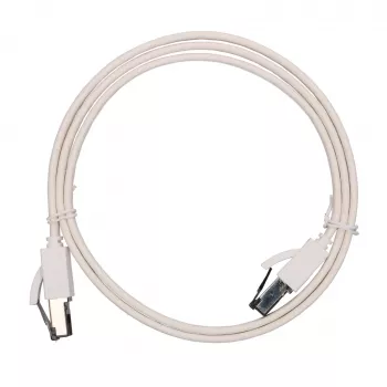 EXTRALINK Cat.8 U/FTP Płaski kabel krosowy Ethernet 1m 40G biały