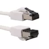 EXTRALINK Cat 8 U/FTP Płaski kabel krosowy 3m 40G biały