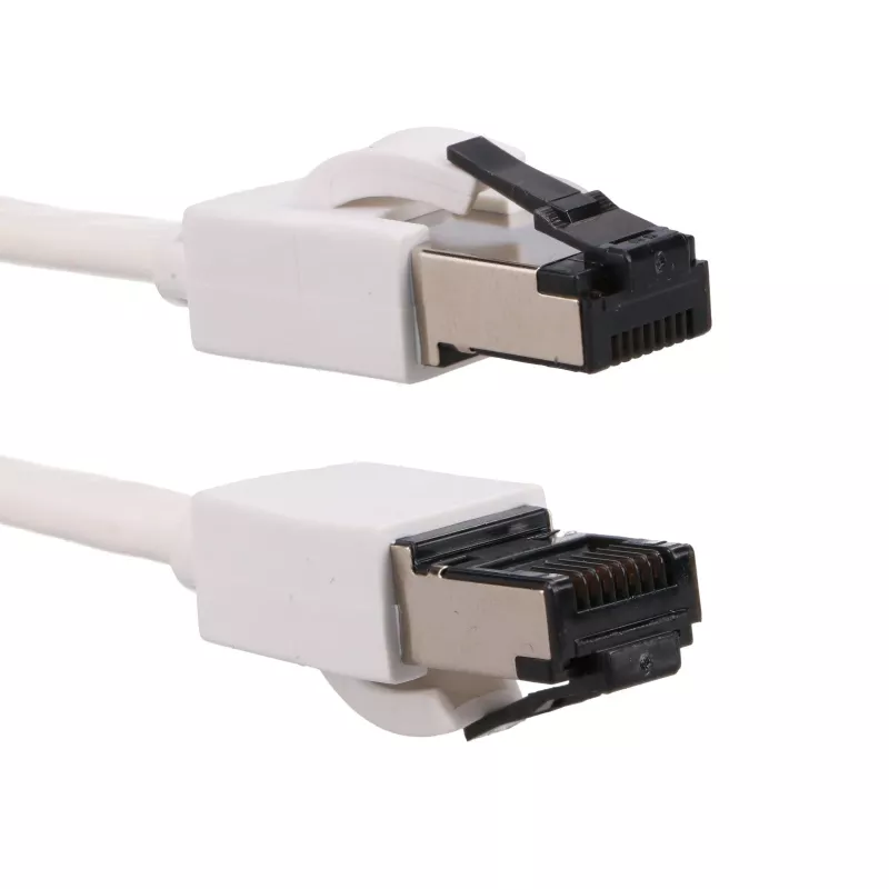 EXTRALINK Cat 8 U/FTP Płaski kabel krosowy 3m 40G biały