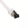 EXTRALINK Cat 8 U/FTP Płaski kabel krosowy 3m 40G biały