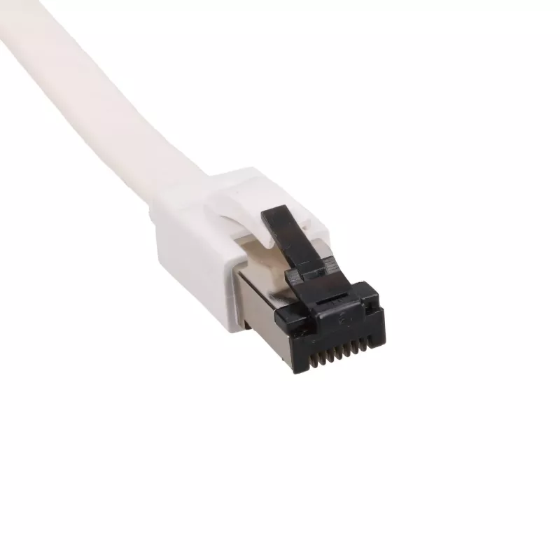 EXTRALINK Cat 8 U/FTP Płaski kabel krosowy 3m 40G biały