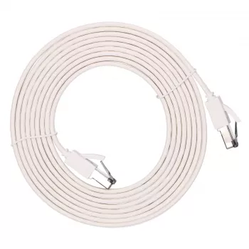 EXTRALINK Cat 8 U/FTP Płaski kabel krosowy 3m 40G biały