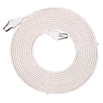 EXTRALINK Cat.8 U/FTP płaski kabel krosowy 5m 40Gbps biały