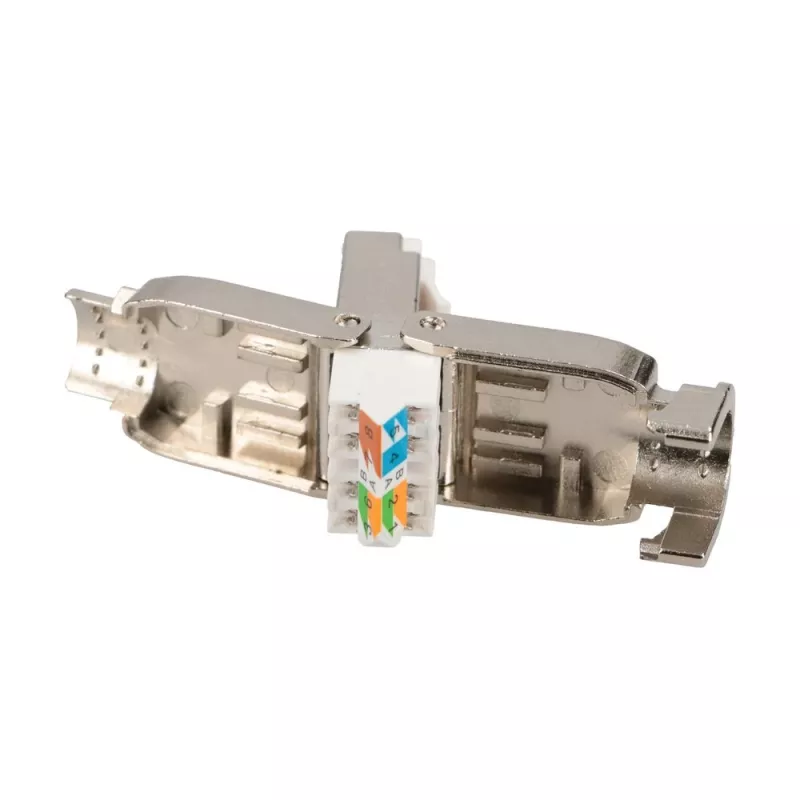 Extralink CAT6A RJ45 Złącze beznarzędziowe – UTP 8P8C pozłacane 10Gbps wtyk Ethernet