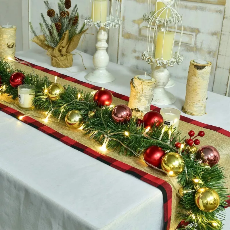 Extralink Christmas Garland, Ozdobny Łańcuch 5m - Zasilany przez USB Sznur LED, Ciepła Biel, Wewnątrz