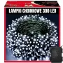 EXTRALINK Lampki Choinkowe 300 LED Na Zewnątrz i Wewnątrz Chłodna Biel 21,7m