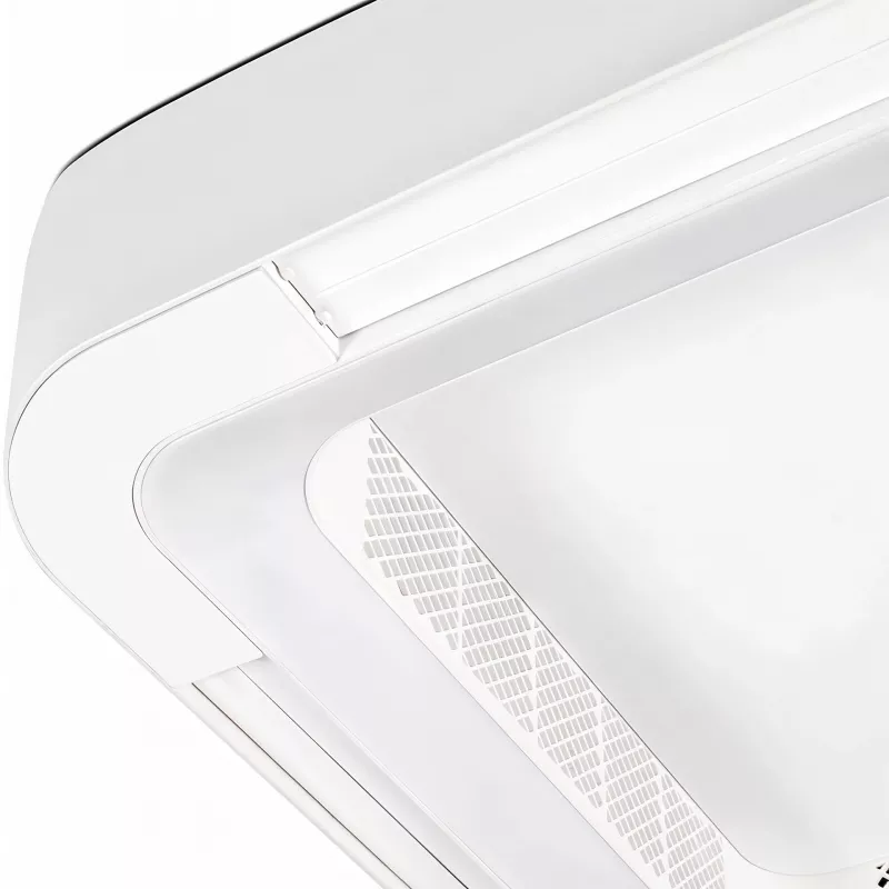 Extralink Cube Air 23 Smart WiFi Sufitowy Wentylator z Światłem, Biały, 59 cm, Sterowanie Aplikacją