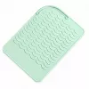 EXTRALINK HOME Silikonowa mata ochronna do prostownicy, 22x16 cm, Zielona