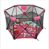 Extralink Kids Playpen and Ball Pit - Foldable Dry Pool for Children, 120x68cm, Grey