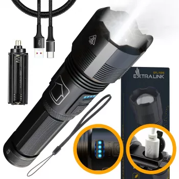 Extralink LED Flashlight EFL-1126 Thor, 1000lm