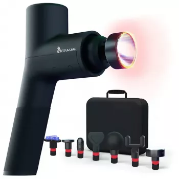 Extralink Massage Gymgun Fit 2.0 Pro Massage Gun, 7 Attachments, 6 Modes