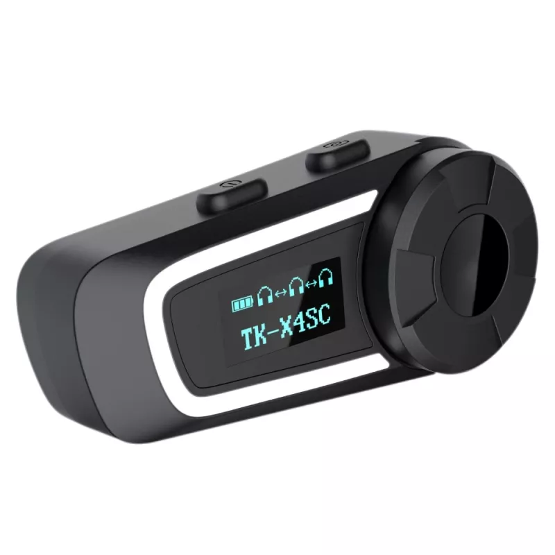 Extralink Interkom motocyklowy dla 6 motocyklistów, Bluetooth 5.1, polski głos, redukcja szumów