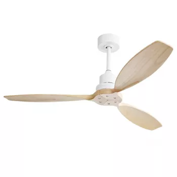 Extralink Nature Pure 52 Smart WiFi Ceiling Fan, 132 cm, Wooden Blades, App Control
