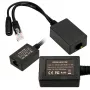 Extralink PoE Inwerter 1 Port, Wejście 1x 1000Mb/s RJ45/Gniazdo 10-30V, Wyjście 48V