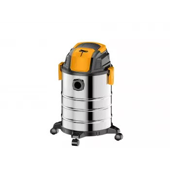 EXTRALINK POWERLINK Przemysłowy odkurzacz mokry i suchy, 1300W, 20L, Srebrny, R-702