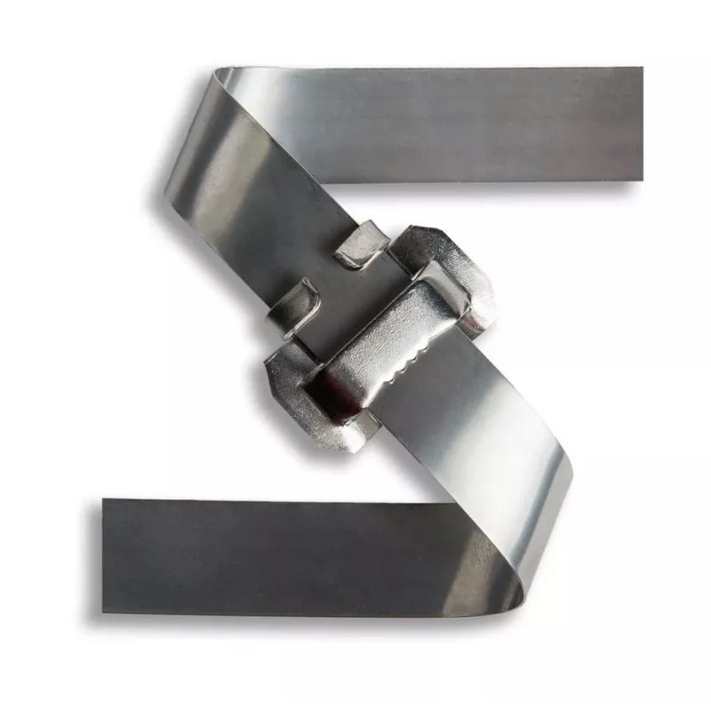 Taśma ze stali nierdzewnej Extralink 0,7 mm, do montażu na słupach energetycznych, 20 mm x 0,7 mm, 50 m