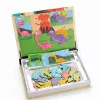 EXTRALINK TOYS Magnetyczna Książka Puzzle 64 Elementy Dinozaury