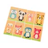 EXTRALINK TOYS Magnetyczna Książka Puzzle Zwierzęta 68 Elementów