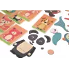 EXTRALINK TOYS Magnetyczna Książka Puzzle Zwierzęta 68 Elementów