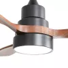Extralink Walnut Dark 48 inteligentny sufitowy wentylator WiFi z oświetleniem LED, ciemny orzech, 122cm, aplikacja Tuya, pilot, silnik DC, 6 prędkości, ściemnianie, kompatybilny z Alexa i Google