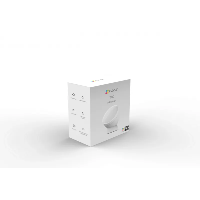 EZVIZ CS-T1C Bezprzewodowy czujnik ruchu PIR, Zigbee 3.0, zasięg 12 m, biały