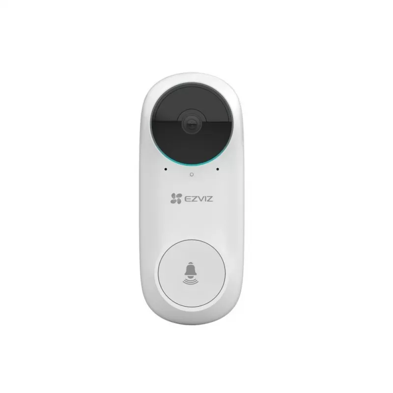 EZVIZ DB2C Bezprzewodowy Wideodomofon 1080p Full HD, 160° FoV, Noktowizja, Dwukierunkowa Komunikacja, IP65, Zasilany Bateryjnie, Współpracuje z Alexa/Google Assistant