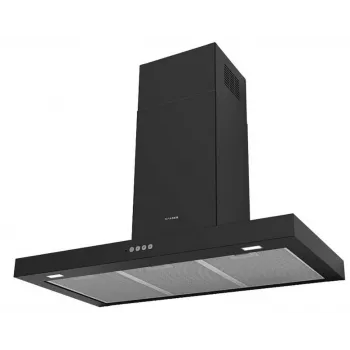 Faber Stilo Comfort BK Matt A90 90cm Okap kominowy do montażu na ścianie, czarny mat, 670m³/h