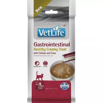 FARMINA VET LIFE CAT GASTROINTESTINAL CREAMY TREAT WITH CHICKEN & TUNA 60g