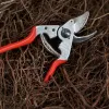 FELCO 14 Sekator nożycowy jednoręczny z obejściem – hartowane ostrze stalowe, kute uchwyty aluminiowe, 195 mm