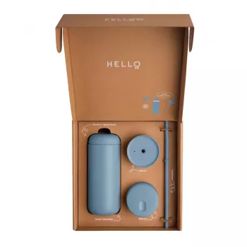 Fellow Carter Move Mug 3-in-1 473 ml Powder Blue Thermal Mug z 3 Pokrywkami