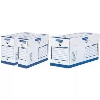 Fellowes Bankers Box Basic Heavy Duty A4+ pudło archiwizacyjne niebieskie, 100% tektura z recyklingu, certyfikat FSC 4472902