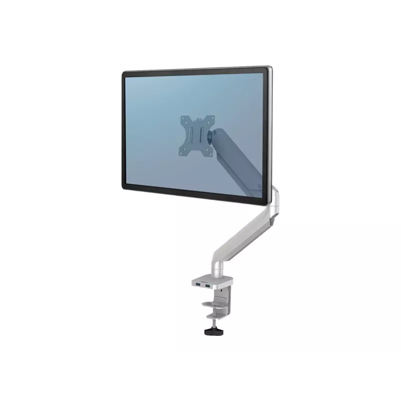 Fellowes Platinum Series Uchwyt do Monitora - Regulowane Ramię - Aluminium - Srebrny - Rozmiar Ekranu do 68,6 cm (27 cali)