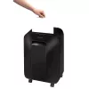 Niszczarka Fellowes Powershred LX201 Micro-Cut, czarna, 10 arkuszy, poziom bezpieczeństwa P-5, pojemnik 22 l