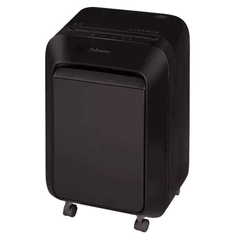 Fellowes Powershred LX211 Micro-Cut Shredder, Black, 15 Sheets, 23 Litres