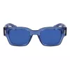 Okulary przeciwsłoneczne FERRAGAMO SF2010S522143 - Prostokątna oprawka acetatowa, ochrona UV400, soczewki 52 mm
