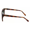 Okulary przeciwsłoneczne Ferragamo SF1027S-214 dla kobiet, Havana, acetat, kwadratowe, brązowy gradient, 55mm