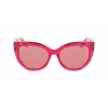 FERRAGAMO SF1061S-613 Damskie okulary przeciwsłoneczne kocie oko Havana brązowy gradient 56/18/145 mm