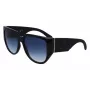 Okulary przeciwsłoneczne Ferragamo SF1088SE-001 Damskie Motylkowe Acetat Czarny Szary 57mm