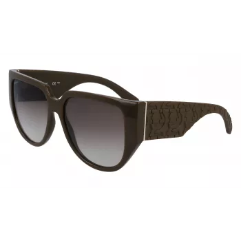 Ferragamo SF1088SE-324 Damskie okulary przeciwsłoneczne Butterfly Havana Brown Gradient 57mm