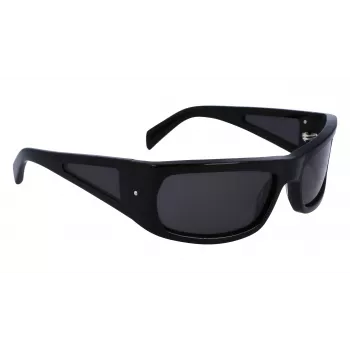 Ferragamo SF1099S-001 Unisex Okulary Przeciwsłoneczne Czarny Szary 63mm