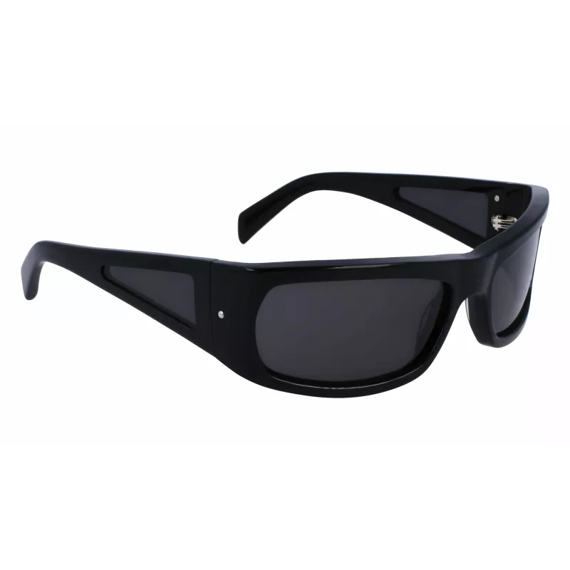 Ferragamo SF1099S-001 Unisex Okulary Przeciwsłoneczne Czarny Szary 63mm