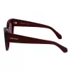 FERRAGAMO SF1107S552065 Damskie kwadratowe okulary przeciwsłoneczne z acetatu Havana Brown Gradient 55/20/140 mm