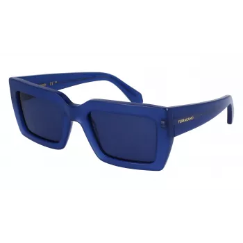 FERRAGAMO SF1108S542142 Okulary przeciwsłoneczne damskie Havana Brązowy Gradient 54/21/140 mm