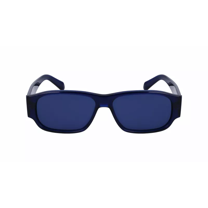 Okulary przeciwsłoneczne męskie FERRAGAMO SF1109S571443, oprawka z matowego czarnego acetatu, szare soczewki poliwęglanowe, 57 mm
